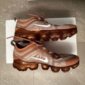 Nike Pink and Gold Shoes.